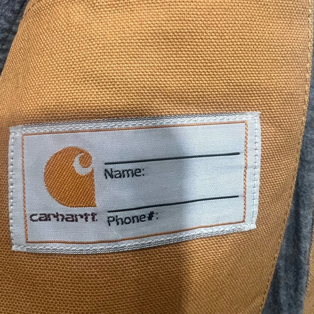 Carhartt Tan Jacket with Gray Lining - Picture 4 of 4
